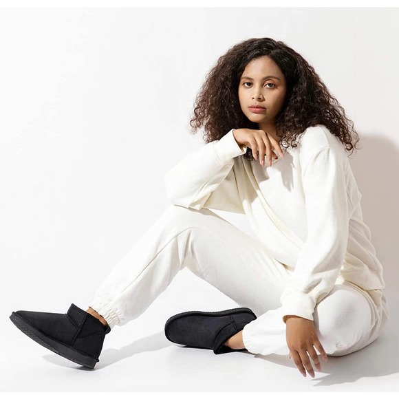 HStylish Women's Classic Mini Short Ankle Boot Size 10 - Picture 7 of 13